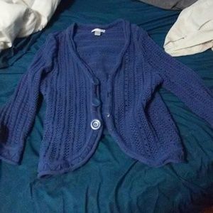 Big button sweater